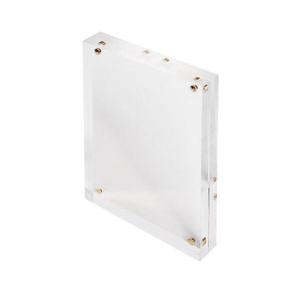 Cloth and Paper Acrylic Desk Stand - Magnetic Floating Frame 35 - Picture 8 of 12